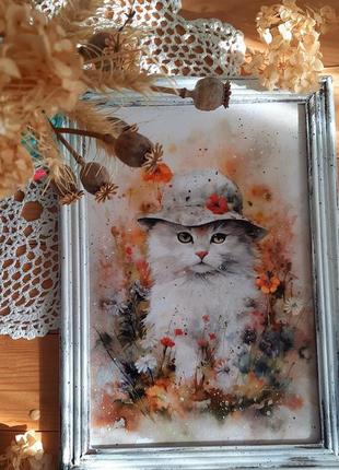 Картина з котиком