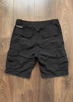 Карго шорты columbia nylon cargo shorts black5 фото