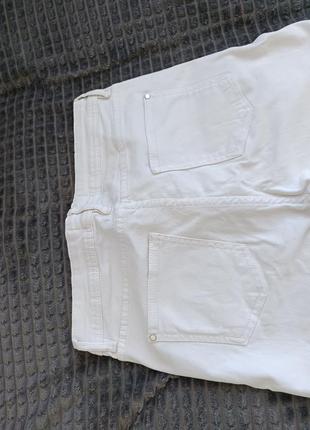 Белые джинсы скинни2 фото