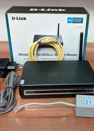 Модем (маршрутизатор) c wi-fi dlink 2600u