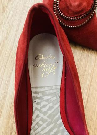 Красивые нарядные удобные туфли clarks cushion soft, 897 eu39 и 404 фото