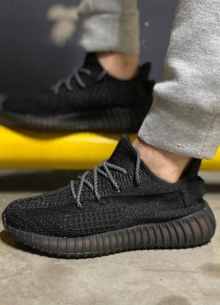 👟adidas yeezy boost 350 black7 фото