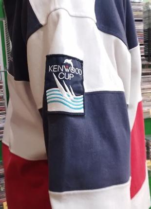 Чоловічий спортивний светр регбійка kenwood. xxl розмір..стримка зносу не має.4 фото