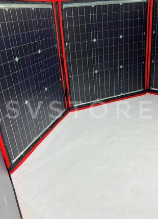 Портативна сонячна панель dokio для заряджання дронов, телефонів 18v 160вт ffsp-160m
