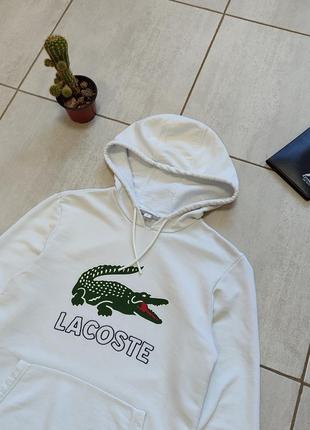 Lacoste худи с большим логотипом лакост3 фото