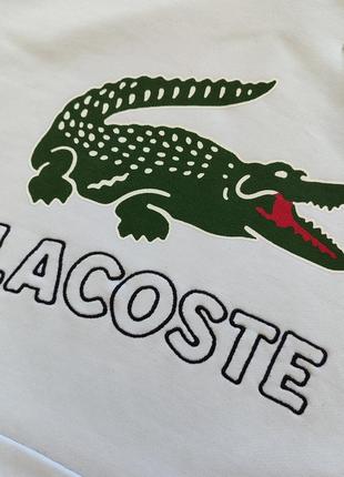 Lacoste худи с большим логотипом лакост4 фото