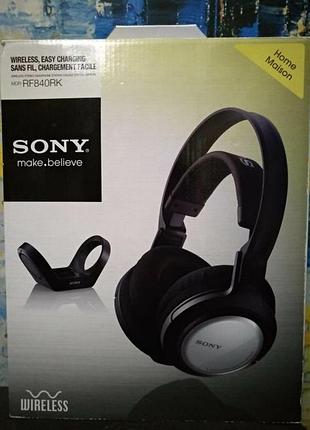 Бездротові навушники sony mdr-rf840rk black