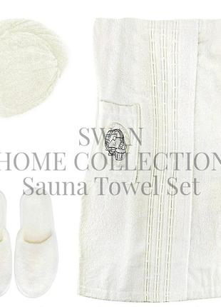 Жіночий подарунковий набір (комплект) для (бані, сауни, spa) swan6 фото