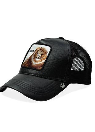 Кепка goorin bros farm truckers lion black.