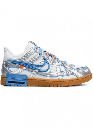 Air rubber dunk x off white university blue.2 фото