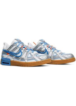 Air rubber dunk x off white university blue.3 фото