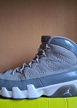 Nike air jordan 9 cool grey кроссовки высокие джордан1 фото