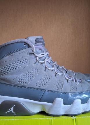 Nike air jordan 9 cool grey кроссовки высокие джордан2 фото