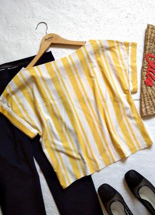 Милая блуза esmara в полоску, из натуральной ткани3 фото