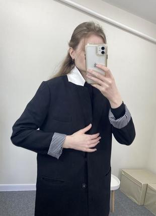 Классический чёрный пиджак4 фото