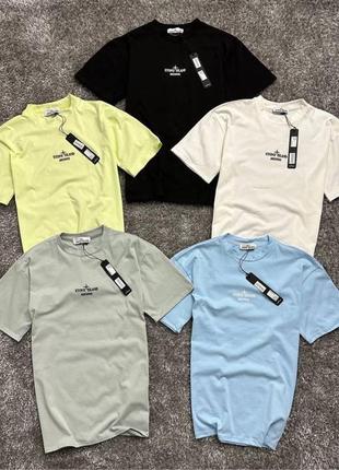 Stone island center logo t-shirt