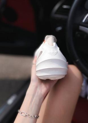 Adidas adifom quake white orange6 фото