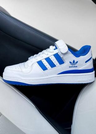 Adidas forum white blue