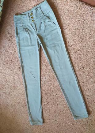 Мегакрутые джинсы штаны брюки pieces р.м1 фото