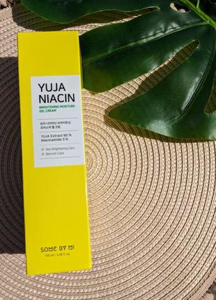 Some by mi yuja niacin brightening gel crem легкий освітлюючий гель крем