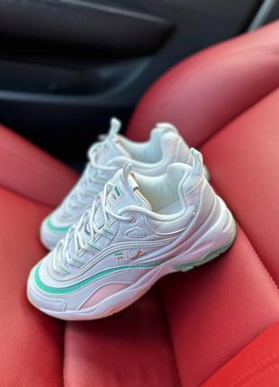 Fila ray white mint rose