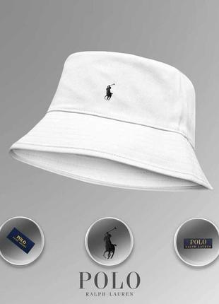 Панама polo ralph lauren (біла)