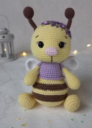 Пчелка с цветами (handmade)