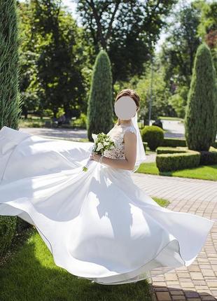 Весільна сукня унікального дизайну (як новий), після хімчистки1 фото