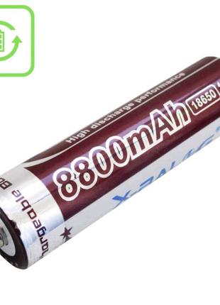 Литиевый аккумулятор 18650 x-balog 8800mah 4.2v li-ion литиевая а