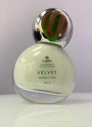 Матуюча база під макіяж bogenia velvet mattifying primer, 30 мл3 фото