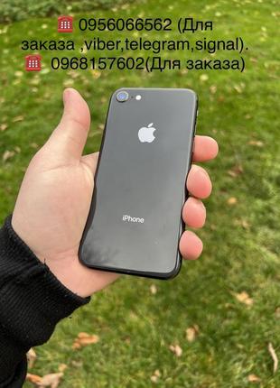 Iphone 8 black 64 gb (айфон)3 фото