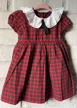 Лот комплект праздничное платье ralph lauren жакет 9-12 мес (74-80 см)4 фото