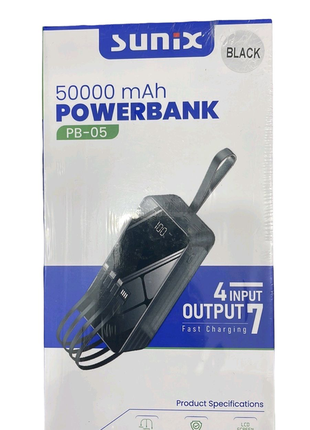 Повербанк sunix pb-05 50000mah