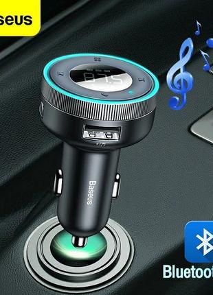 Трансмітер baseus enjoy car fm mp3 aux tf модулятор xiaomi ro...
