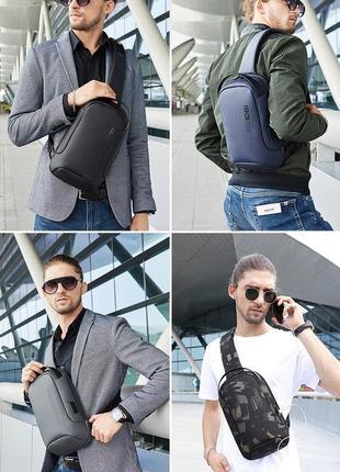 Рюкзак xiaomi bange bg7221 сумка бананка mi sling bag клатч чехол4 фото