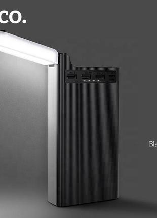 Повербанк 30000mah hoco j62  лампа повер bank батарея зарядка ...