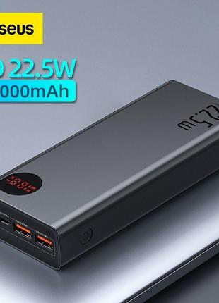 Повербанк baseus adaman 30000 22.5w 5a повер bank зарядка ipho...