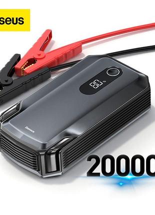 Пусковое baseus 2000a 20000mah автомобильный стартер бустер по...