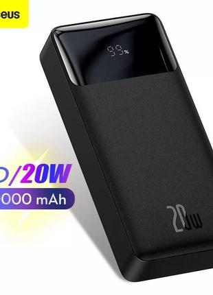 Повербанк baseus bipow 20000 20w павер умб power bank зарядка ...