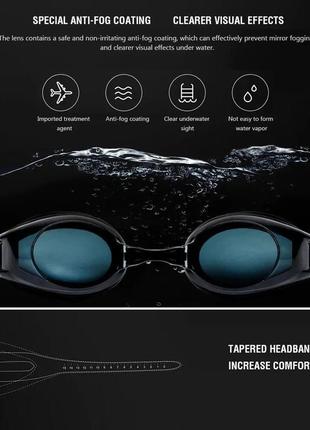 Очки xiaomi для плавания mi ts anti-fog окуляри пірнання плавання2 фото