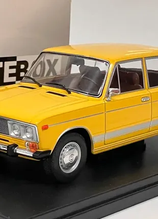 Ваз-2106 lada (1976) жёлтая (м-б 1:24) -whitebox