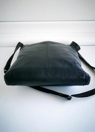 Красивая сумка кросс-боди из натуральной кожи white stuff6 фото