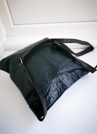Красивая сумка кросс-боди из натуральной кожи white stuff5 фото