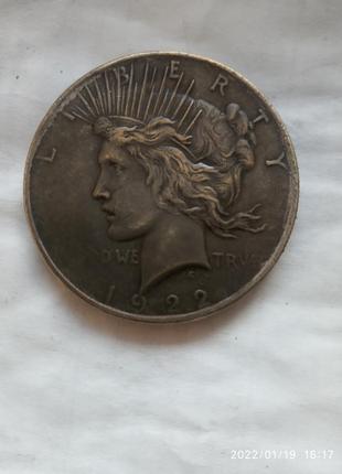 1 долар 1922 року3 фото