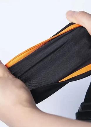 Спортивна сумка для бігу, велоспорту, runbag, оранжева3 фото