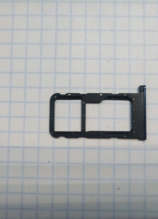 Sim лоток huawei p smart plus ine-lx1 синій з розбирання