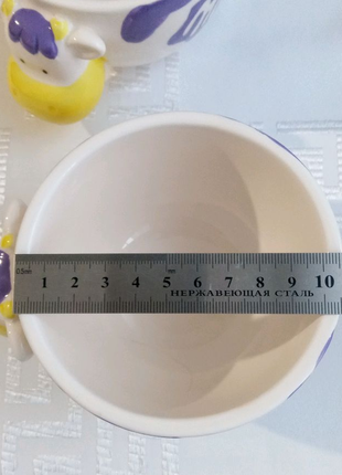 Чашка керамічна milka мілка у формі корівки5 фото