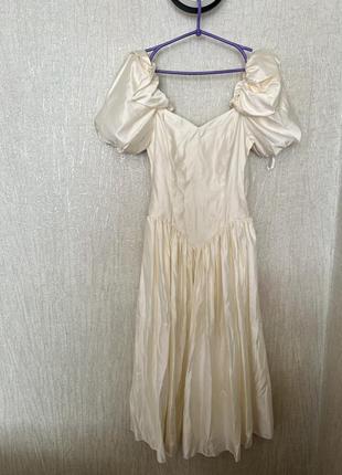 Платье свадебное винтажное винтаж6 фото