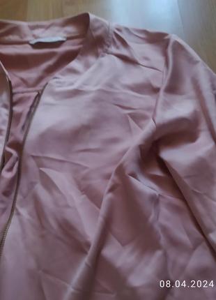 Розовая рубашка, бомбер2 фото