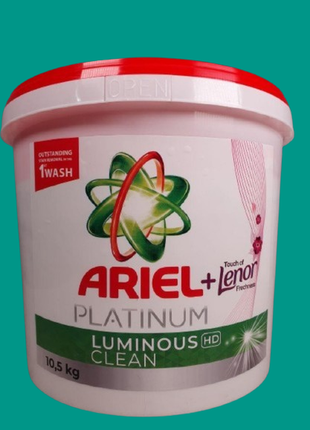 Пральний порошок ariel platinum 10,5 кг